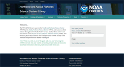 Desktop Screenshot of lib.nwfsc.noaa.gov