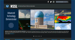 Desktop Screenshot of nssl.noaa.gov