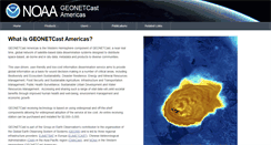 Desktop Screenshot of geonetcastamericas.noaa.gov