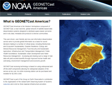 Tablet Screenshot of geonetcastamericas.noaa.gov