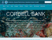 Tablet Screenshot of cordellbank.noaa.gov
