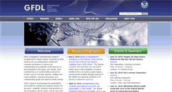 Desktop Screenshot of gfdl.noaa.gov