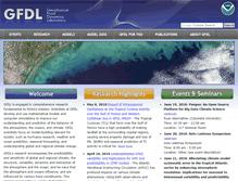 Tablet Screenshot of gfdl.noaa.gov
