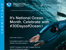 Tablet Screenshot of easc.noaa.gov