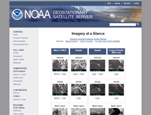Tablet Screenshot of goes.noaa.gov