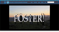 Desktop Screenshot of fosterscholars.noaa.gov