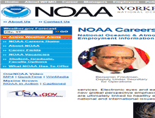 Tablet Screenshot of careers.noaa.gov