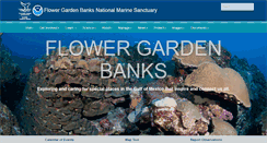 Desktop Screenshot of flowergarden.noaa.gov