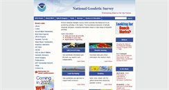 Desktop Screenshot of geodesy.noaa.gov