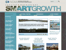 Tablet Screenshot of coastalsmartgrowth.noaa.gov