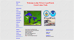 Desktop Screenshot of coastwatch.glerl.noaa.gov