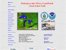 Tablet Screenshot of coastwatch.glerl.noaa.gov