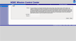 Desktop Screenshot of comms01.ndbc.noaa.gov