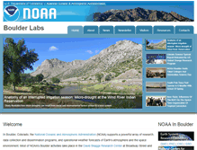 Tablet Screenshot of boulder.noaa.gov