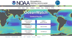 Desktop Screenshot of oceanwatch.pifsc.noaa.gov