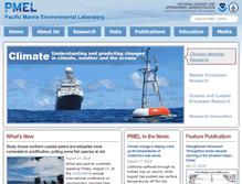 Tablet Screenshot of pmel.noaa.gov