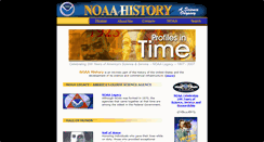 Desktop Screenshot of history.noaa.gov