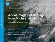 Tablet Screenshot of noaa.gov