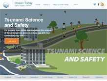 Tablet Screenshot of oceantoday.noaa.gov