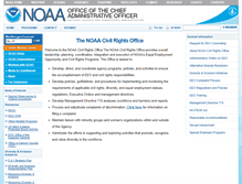 Tablet Screenshot of eeo.noaa.gov